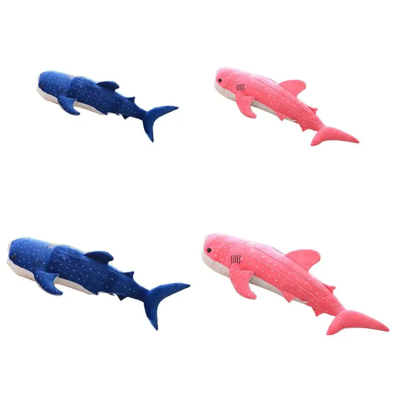 

55/75cm Shark Plush Toys Big Fish Cloth Doll Whale Stuffed Animal Birthday Gifts