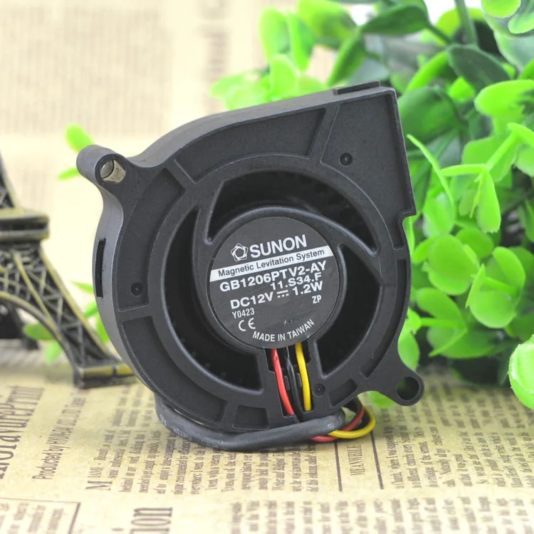 GB1206PTV2-AY 6025 12V 1,2 W 6 см защиты электродвигателя Вентилятор охлаждения