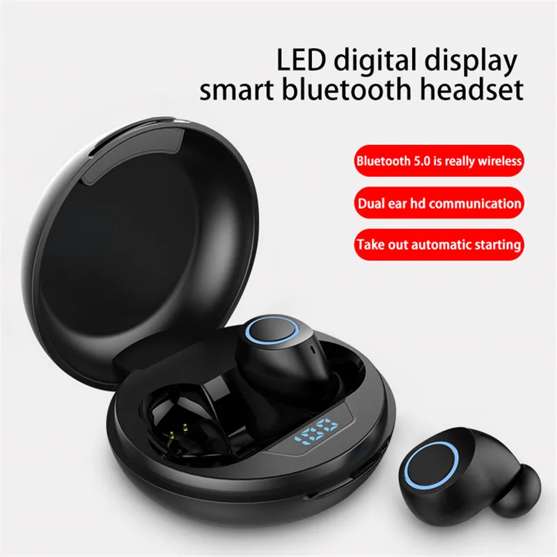 Kowkaka TWS 07 три поколение цифровой дисплей наушники вкладыши tws Bluetooth гарнитура 5 0 QI