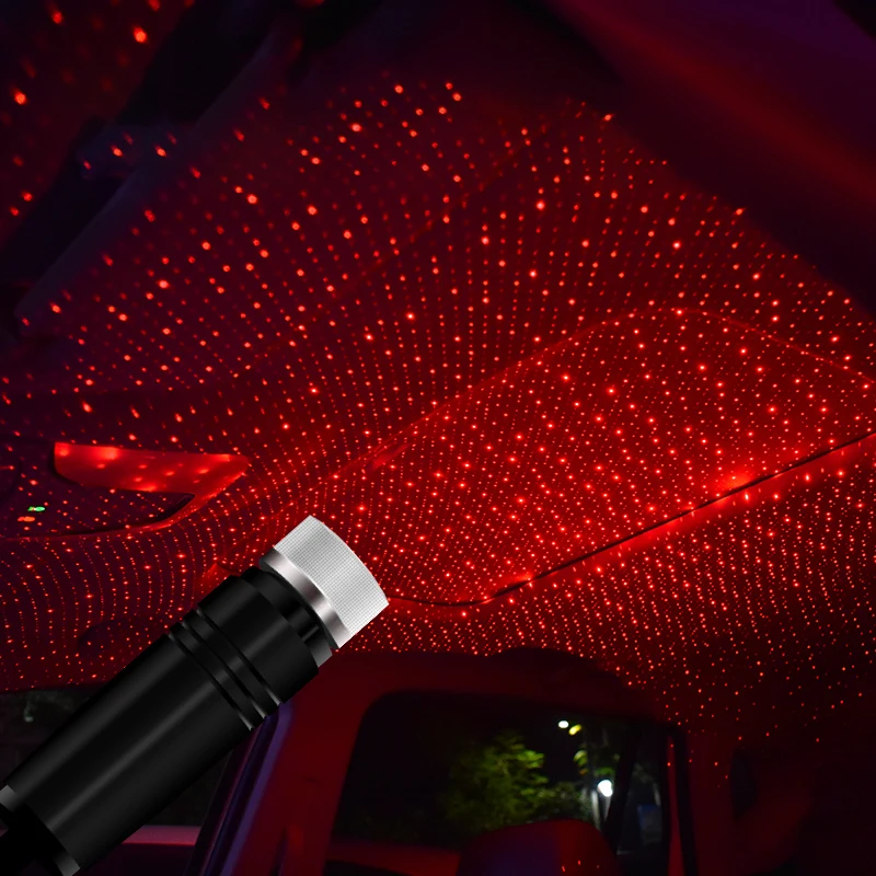 ZYHW Автомобильная крыша Звезда Ночной Светильник USB сценический светильник ing звездное небо эффект вручную Регулировка звездной плотности Галактическая лампа Декор салона автомобиля