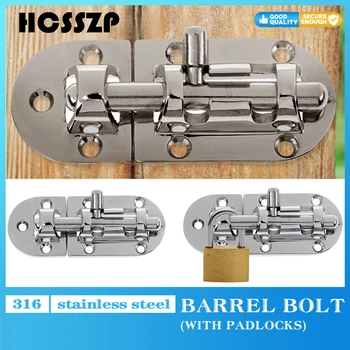 

Furniture Door Bolt Stainless Steel Lock Sliding Door Chain Latch Marine Boat Hardware For Home Gate Safety Door Bolt Latch Lock