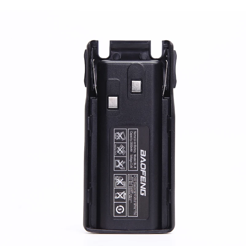 

Original Baofeng Walkie Talkie UV-82 UV-8D Li-ion Battery 2800mah BL-8 For Two Way Radio UV8D UV 82 Accessories Pofung UV82