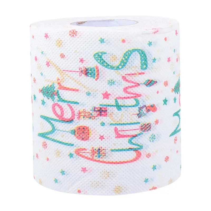 

1 Roll Funny Toilet Paper Printed Toilet Paper for Hotel Home Toilet Store