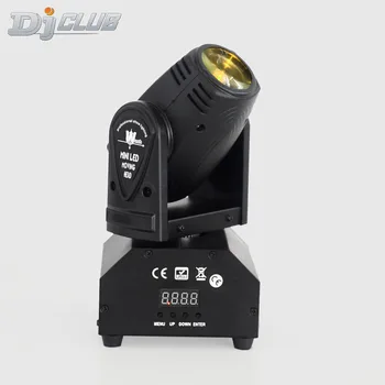 

Mini Moving Head Stage Light Rgbw 4In1 Dmx512 Beam Spot Led Lighting Effect 11/13 Ch For Dj Disco Club Party Dance Wedding Bar