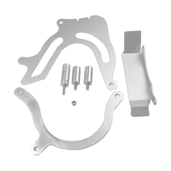 

Silver Front Sprocket cover Guard Protection For BMW F800GS F700GS F650GS all year