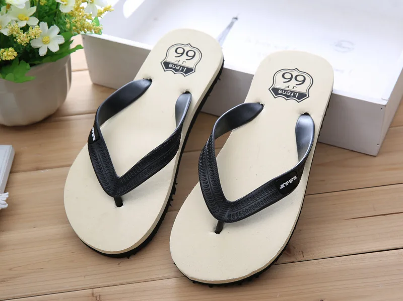 

S193 2019 Shoes Men Sandals Summer Fashion Flip-flops Slippers Men's Beach Slippers
