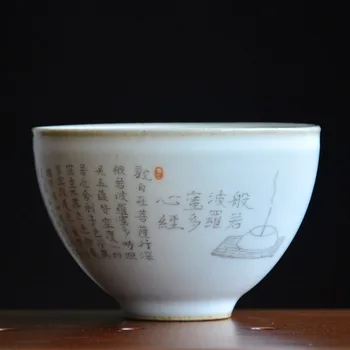 

Tea Cup Vintage Ceramic Pottery Japan Style Teacup Office Master Small Tea Bowls Water Cup Drinkware Teaware Chinese ceramic cup