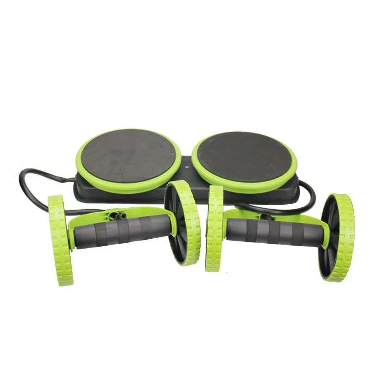 

Revoflex Xtreme Upgraded Power Roller Two-Wheel Practice ABS Sit-Ups Mute Yoga Pull Rope