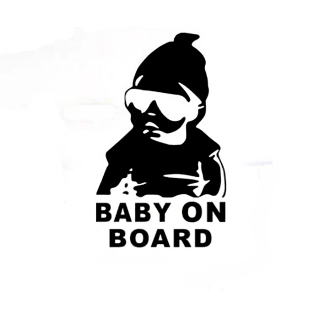 14*9 см Светоотражающая наклейка для автомобиля BABY ON BOARD креативная модная