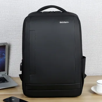 

Large Capacity Waterproof Backpack Men Laptop 15.6 Oxford USB ChargingMale Back Pack High Quality Business Bagpack for Teenage