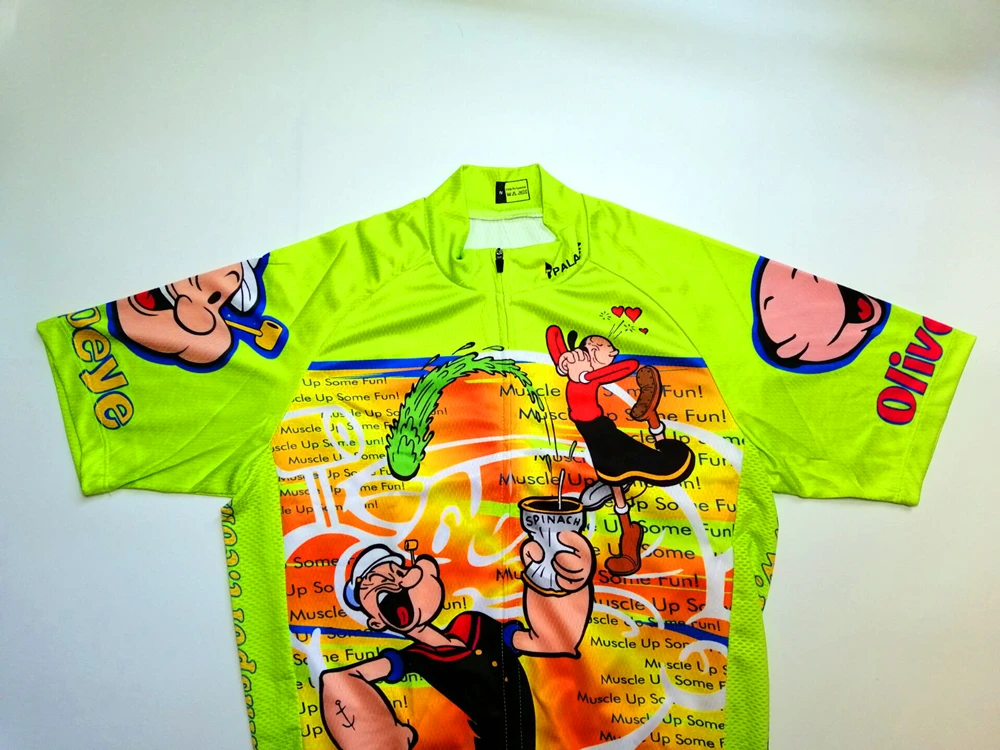 Popeye велосипедная майка Мужская одежда для велоспорта летняя спортивная одежда для велоспорта быстросохнущие топы Одежда для велоспорта короткий рукав ropa Ciclismo