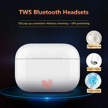 

TWS Pods Pro 3 Wireless Headphones Music Bluetooth Earphones Handsfree Earbuds Sports Headset with Mic pk i9000 i7s i9s i12 tws
