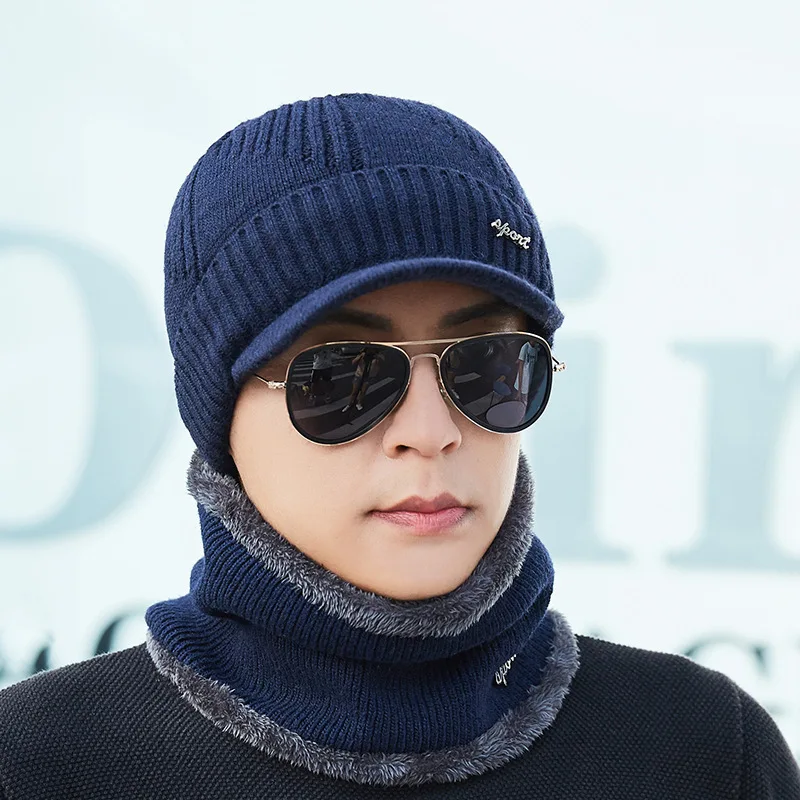 Зимние шапки Skullies Beanies, зимние шапки бини для мужчин и женщин, шерстяной шарф, шапки, Балаклава, маска, шапка, вязаная шапка