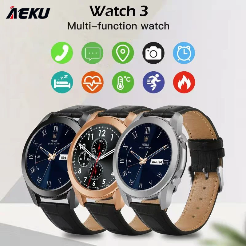 2021 Fashion Galaxy Watch3 Smart Watch Men Sport Smart Watch Women Blue Call Watch for Android IOS Huawei Xiaomi Samsung Watch