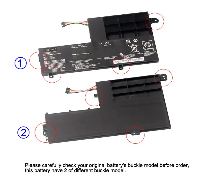 KingSener L14M3P21 L15L3PB0 ноутбук Батарея для lenovo Flex 3 1470 1570 Flex 4 1470 Йога 500 500-15 ISK край 2-1580 L14L3P21