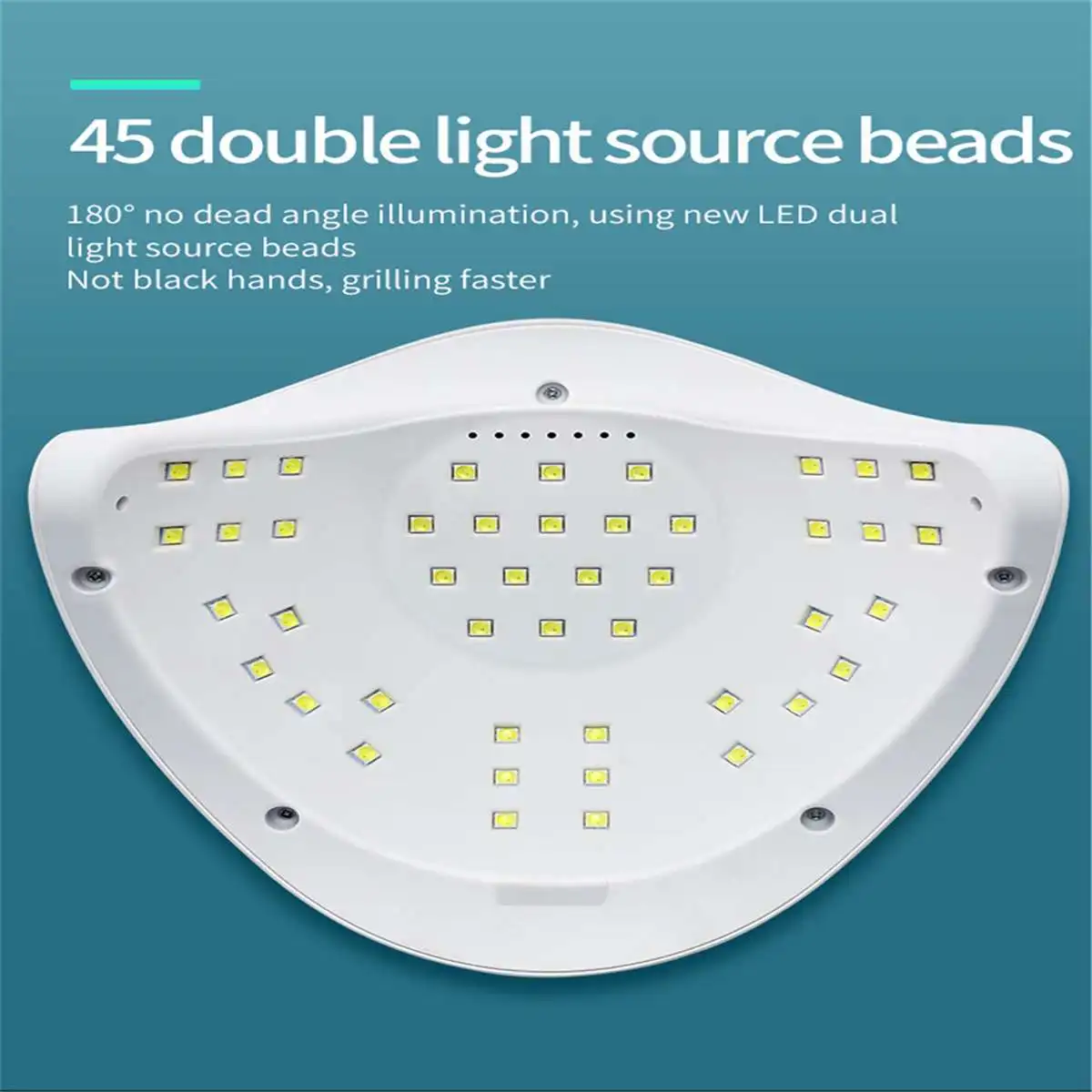 MAX 120 Вт УФ светодиодный светильник для ногтей с 45 светодиодный s для всех гелей лак свет лампы Сушилка для ногтей инфракрасный датчик таймер жидкокристаллический смарт-дисплей