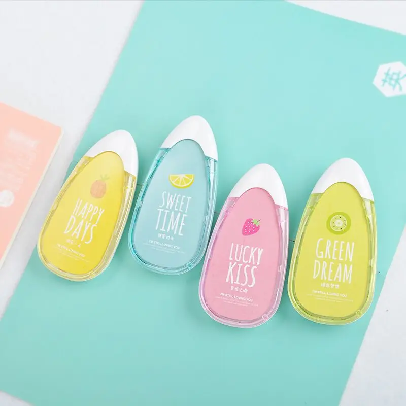 MINKYS Kawaii 15M фруктовая серия клубника портативная Корректирующая лента учебный