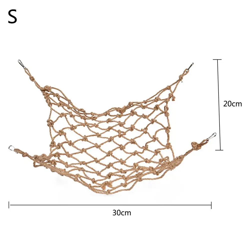 Игрушка для животных попугай птица пеньковая веревка сетка для лазанья обучение, игры Чистая Птица хомяк игрушка для маленьких домашних