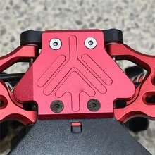 Couvercle de protection en alliage d'aluminium, plaque de fond arrière, pièces de mise à niveau pour MOJAVE T1/T2 ARRMA 1/7 4WD 