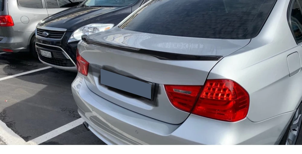 E90& E90 M3 задний спойлер багажника из углеродного волокна 318i 320i 325i 330i 2005-2011 E90 sedan задний спойлер крыла