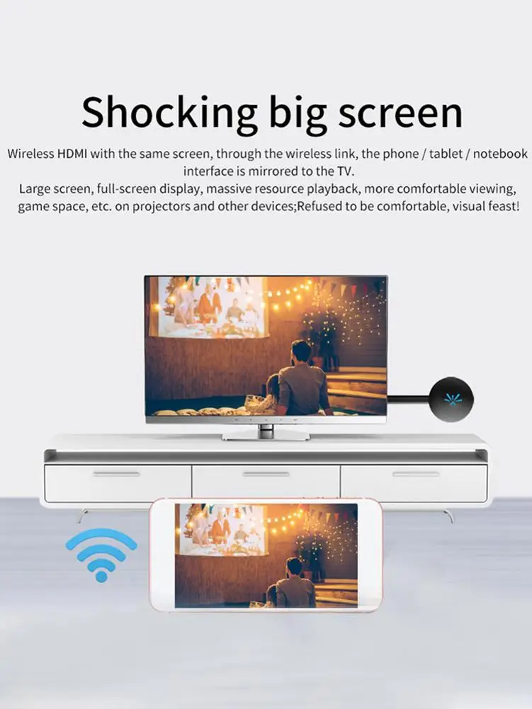 Новейший G6 tv Stick 2,4/5 GHz видео HDMI WiFi дисплей HD экран зеркальное отображение ТВ Беспроводной Ключ Приемник для Google Chrromecasterk 2