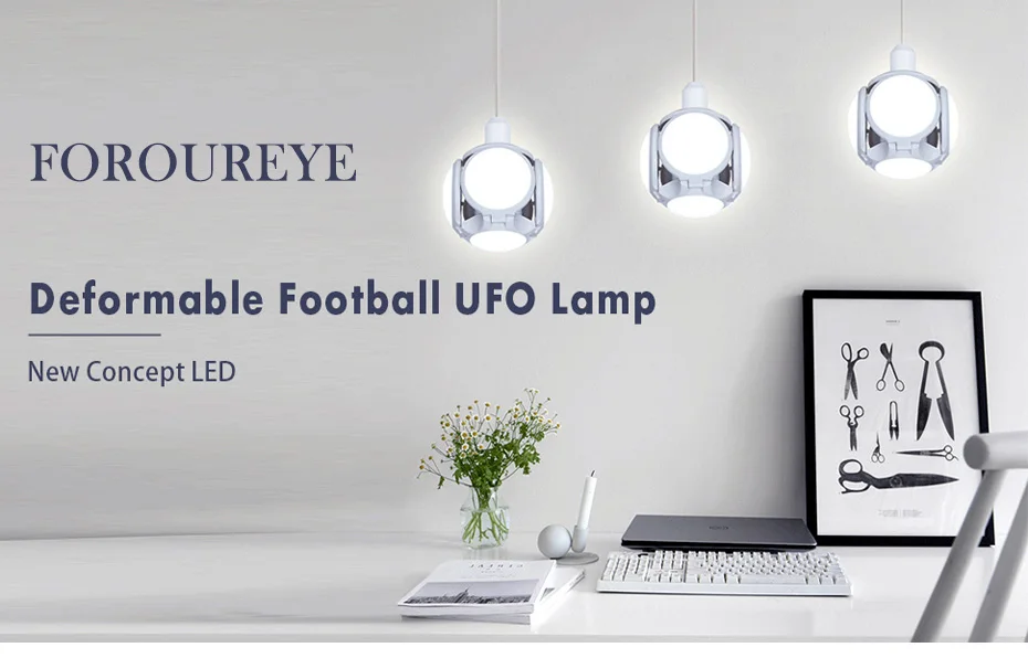 lâmpada de led lâmpada de sem cintilação para futebol ufo ac substitui luz de halogênio de