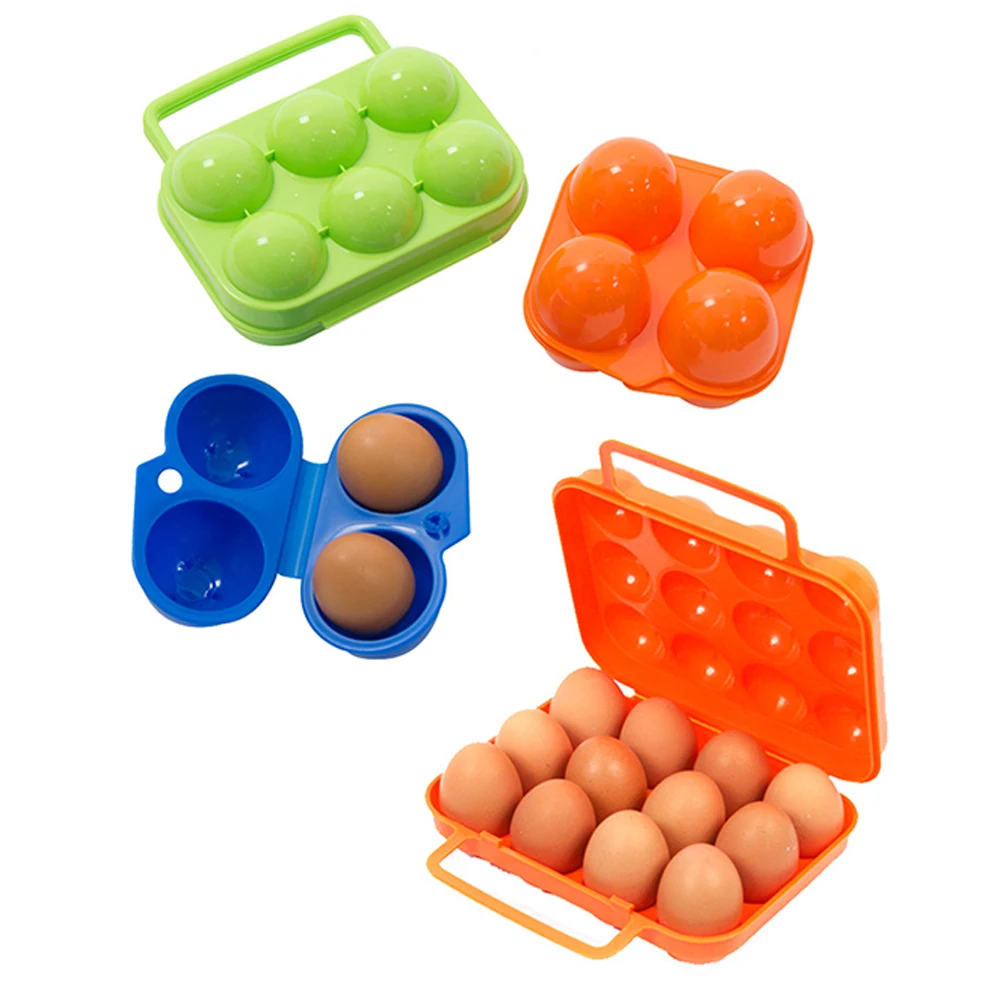Портативный контейнер для хранения яиц, походная посуда для барбекю, походная кухонная плита