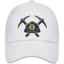 Мужская повседневная бейсбольная кепка Биткоин с регулируемой плоской кепкой