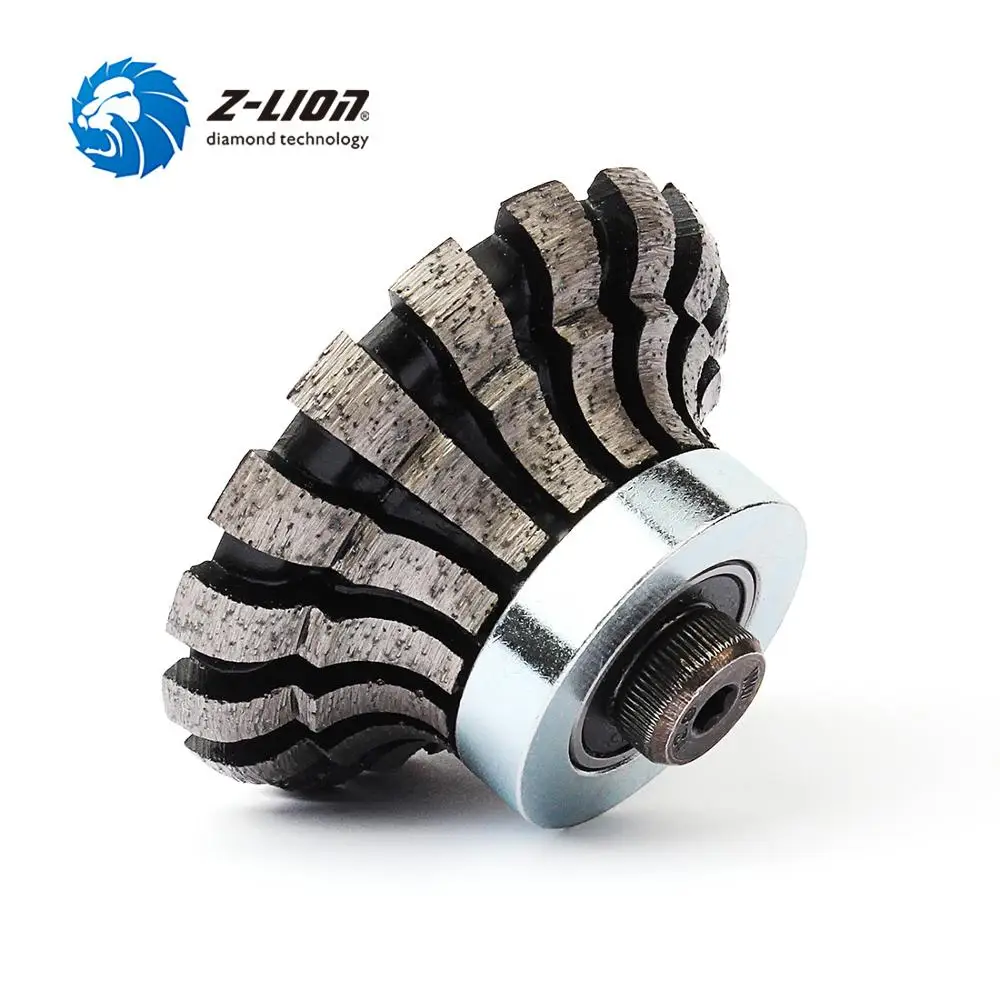 Z-LION IPC O20 алмазные сегменты профилирования колеса M10 резьбовой шлифовальный станок мокрого использования для бетона гранита мраморного камня столешницы