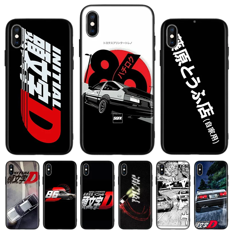 Оригинальная Черная задняя крышка D AE86 для Apple IPhone 11 Pro XS MAX XR 7 8 6 6S Plus X 10 Ten 5 5S