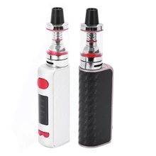 2 комплекта, новая электронная сигарета, испаритель, ручка для дыма, кальян, мини 80 Вт, стартовый набор, 510, металлический корпус, 2,5 мл, атомайзер, электронная сигарета, Vape-золото