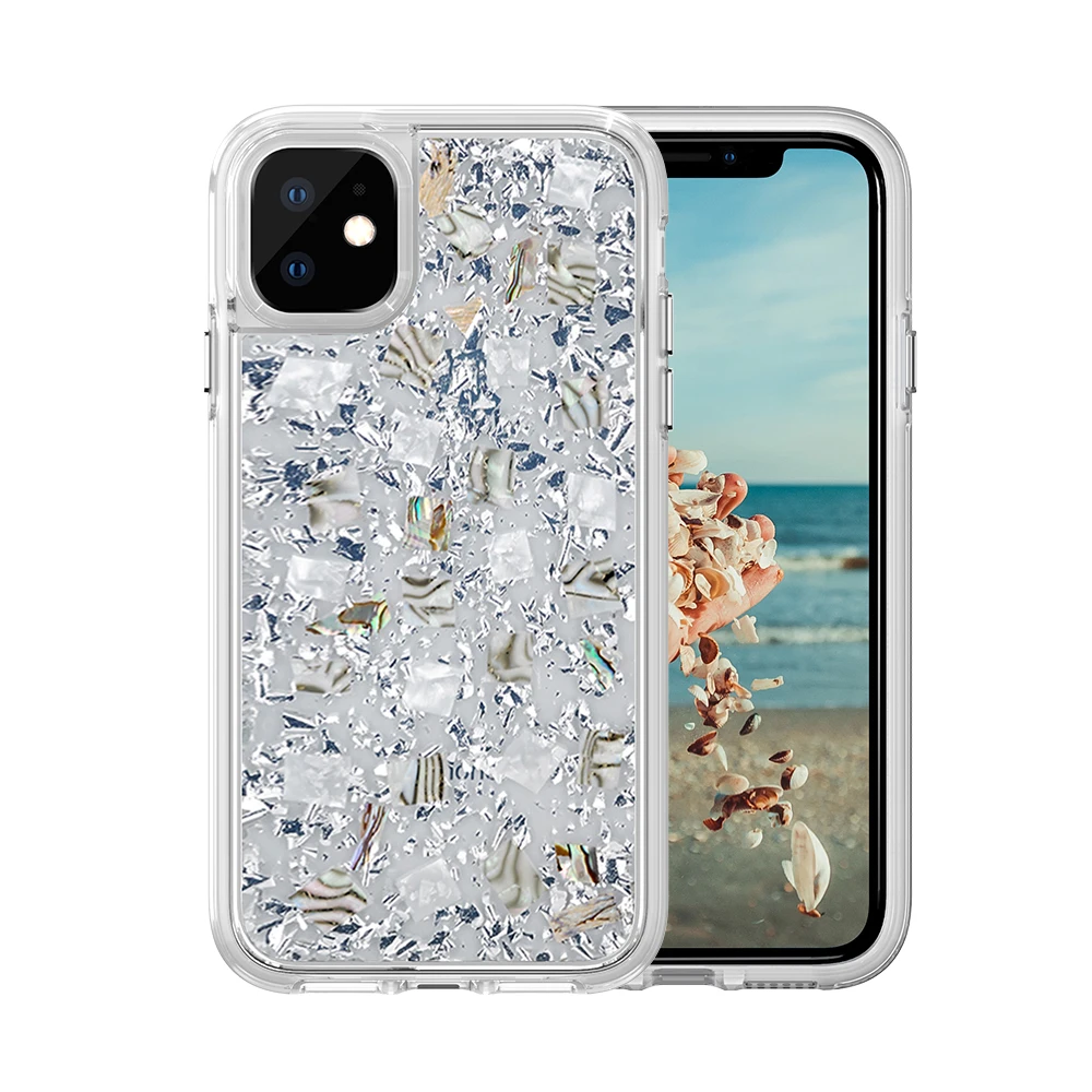 Чехол для iPhone 6 6s 7 8 Plus 10 X XS XR Max украшения блестки Стразы Золотая фольга Прозрачная