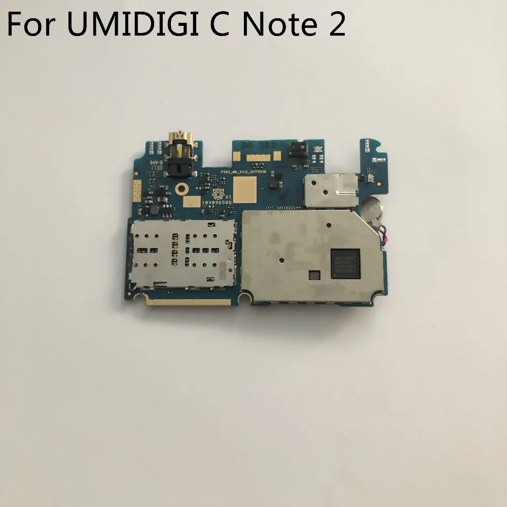 Б/у материнская плата 4G ram+ 64G rom материнская плата для UMIDIGI C Note 2 MT6737T четырехъядерный 5,5 дюймов 1920x1080