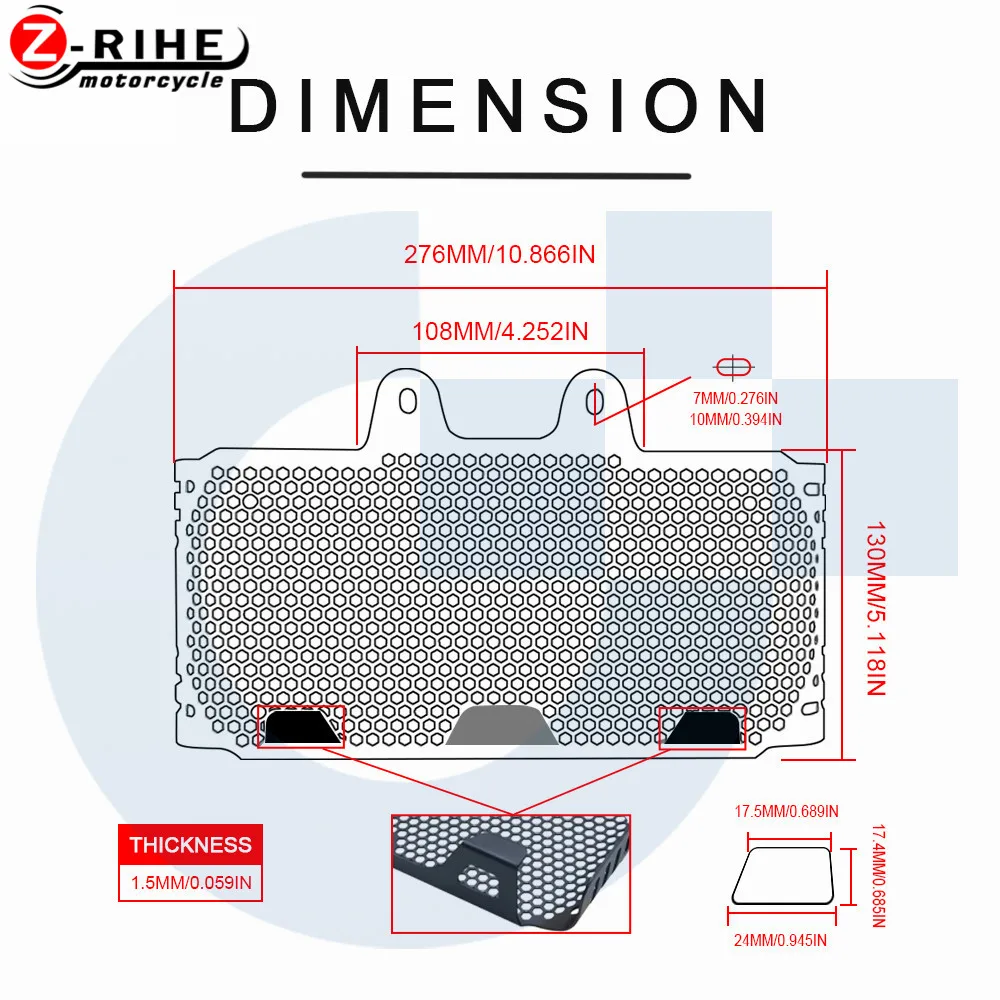 Аксессуары для мотоциклов решетка радиатора Защитная крышка масляный радиатор запчасти для велосипеда BMW R NINE T RNINET чистый