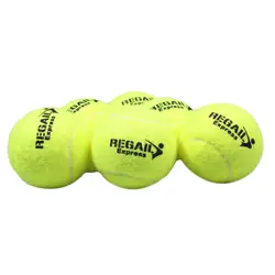 Супер Продажа-REGAIL 6 шт. теннисные мячи для тренировок 100% качество синтетического волокна резиновые теннисные мячи