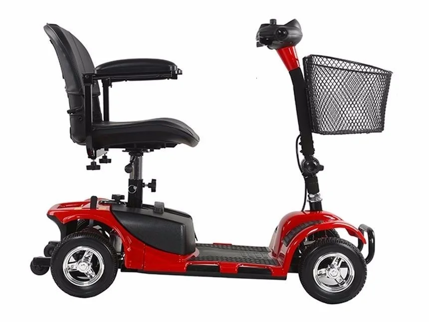 Electric Scooter For Elderly Four Wheels Electric Scooters 8 Inch 24V 250W Electric Kick Scooter For AdultsDisabled (11)