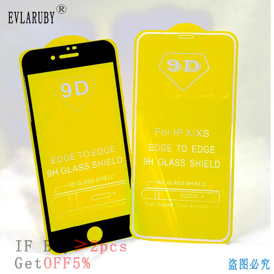 9D tempered glass for iphone XR Xs 11 Pro MAX glass on the for iphone 7 6 X 6s 8 plus protective glass on for iPhone x 8 7 6 6s