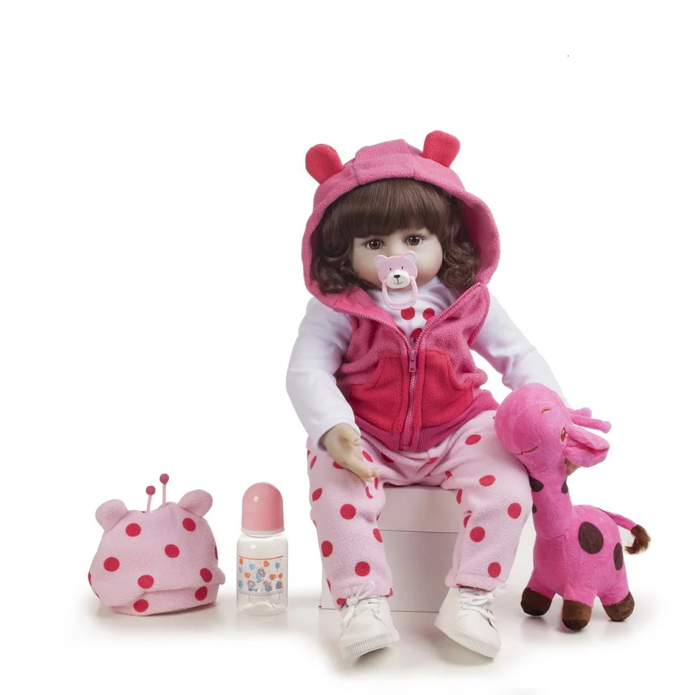 Кукла-реборн 48 см, мягкие силиконовые куклы для малышей