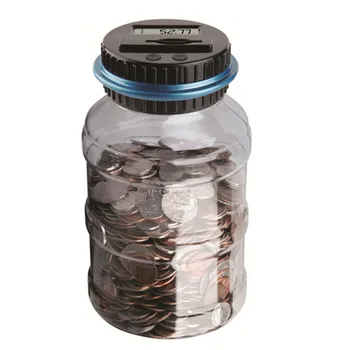 

Electronic Digital Coin Counter Automatic Money Counting Jar Saving Piggy Bank
