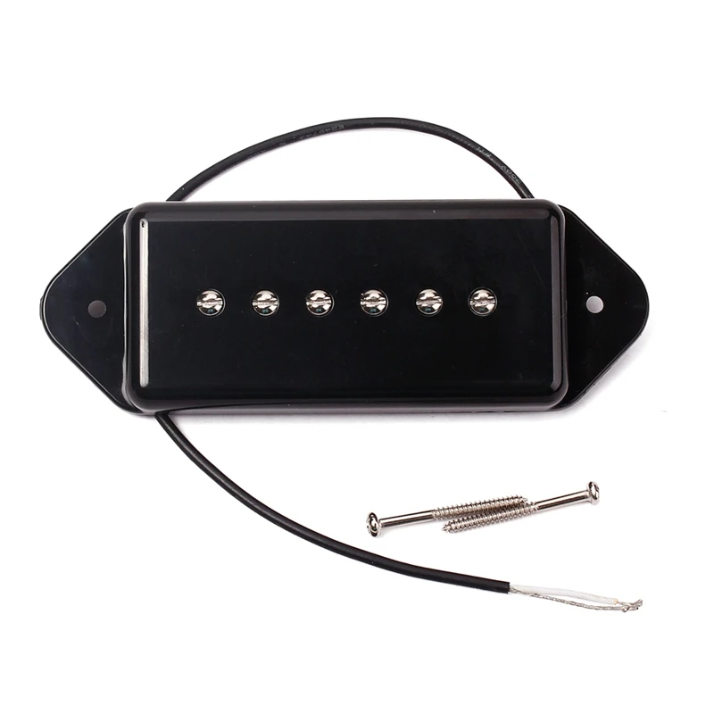 Звукосниматель в форме собачьих ушей для P90 электрогитары с двойной катушкой, медные детали звукоснимателя