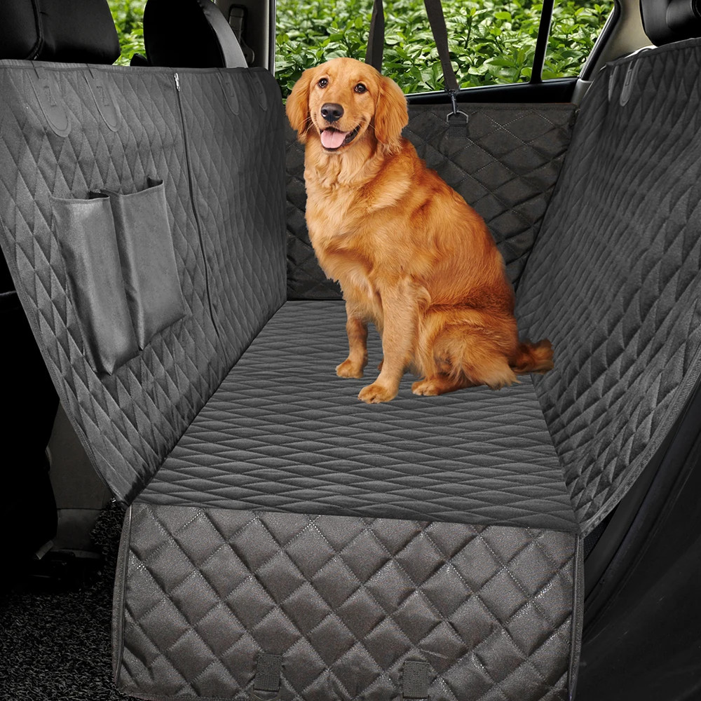 Online Funda de asiento de coche de perro acolchado de lujo para viajes de coche, funda de asiento de Banco de perro para coche, funda de cojín de hamaca para mascotas a prueba de agua