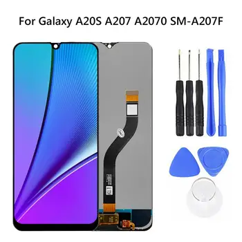 

100% Original Durable Replacement LCD Touch Screen Digitizer Parts Phone Accessories for Samsung Galaxy A20S A207 A2070