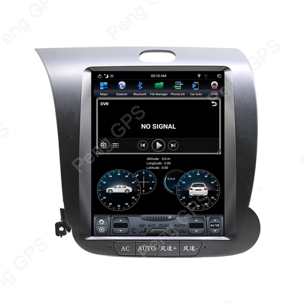 Cheap Android 8.1 GPS Navigation DVD Player for Kia Cerato K3 Forte 2013-2016 Left Hand Drive Tesla Radio 10.4" HD Multimedia Headunit 5
