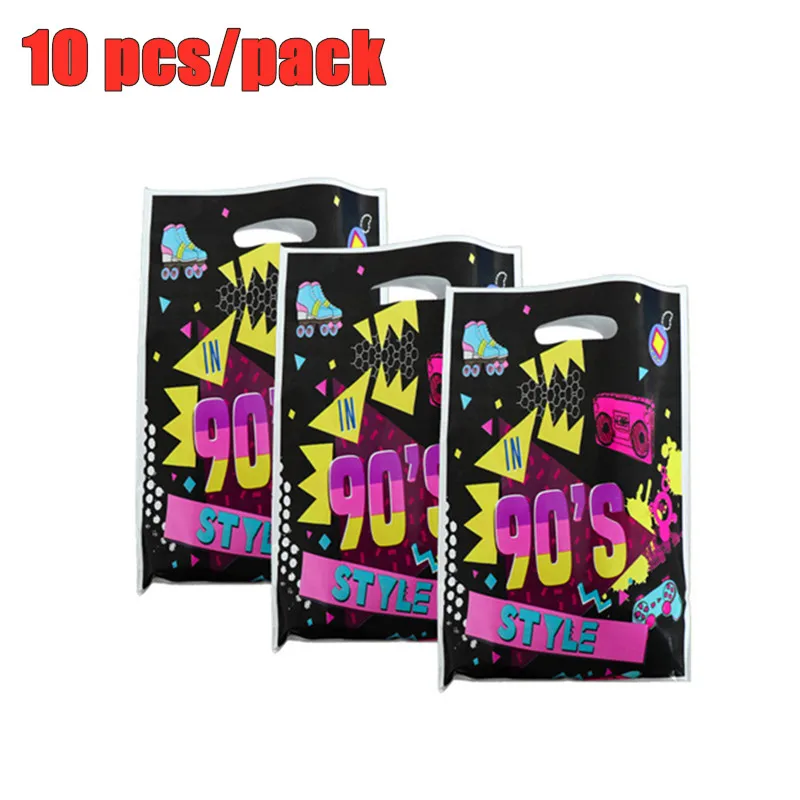 Hip Hop 90‘s Party Disposable Tableware Set Party Table Decoration Paper Cups Plates Straws Retro Disco Birthday Party Supplies 