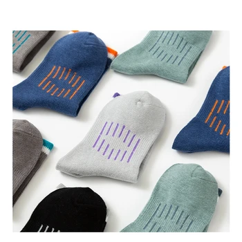 

XPAY Winter Kids Boy College Style Athletic Crew Combed Cotton Crew Socks Free Shipping