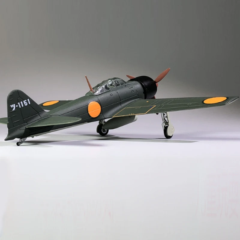 1/72 WW2 самолет японский Нулевой 0 истребитель литья под давлением пластиковая модель хорошее украшение пластиковая коллекция мальчик подарок на день рождения игрушка