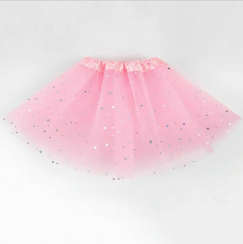 Танцевальная юбка пачка со звездами для детей и женщин 3 х слойная Тюлевая с