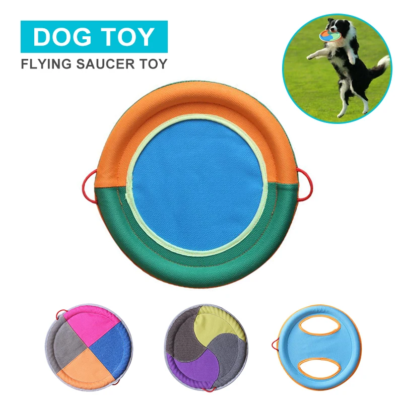 

Pets Dog Flying Saucer Toys High Quality Wisdom Canvas Trainning Big Dogs Toys Bite Resistance Dogs Indoor Outdoor Activity Toy