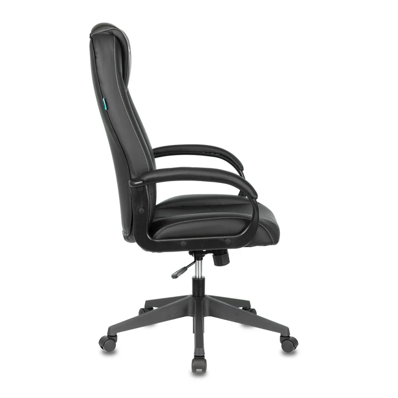Кресло игровое БЮРОКРАТ VIKING 8N на колесиках искусственная кожа черный (viking