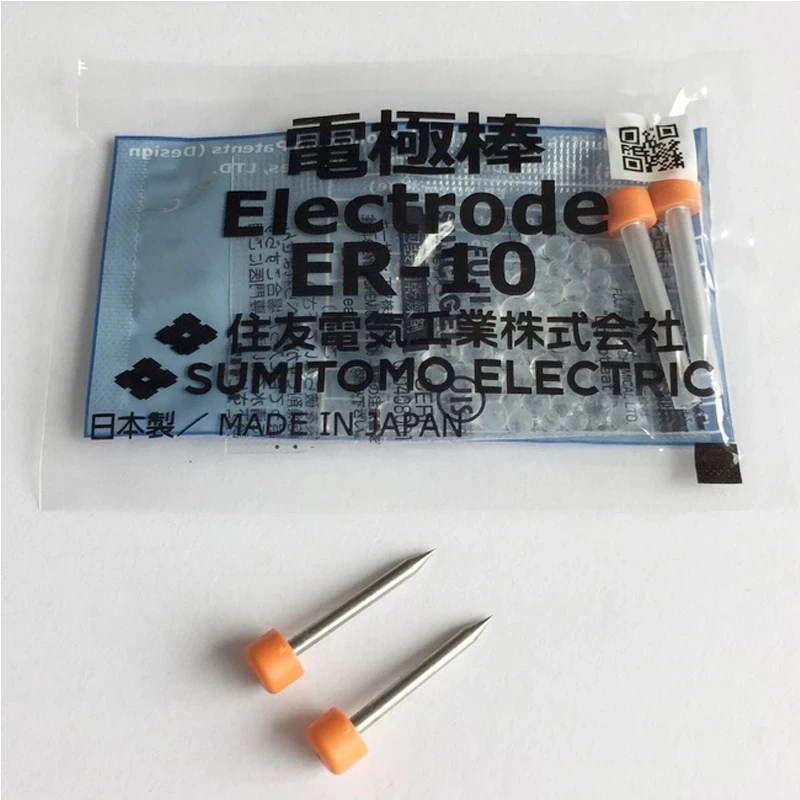 

2pairs/ lot ER-10 Electrodes for Sumitomo Type-39 71C 81C 72C 82C Z1C Z2C TYPE-66 T-600C T-400S Fusion Splicer Electrode rod